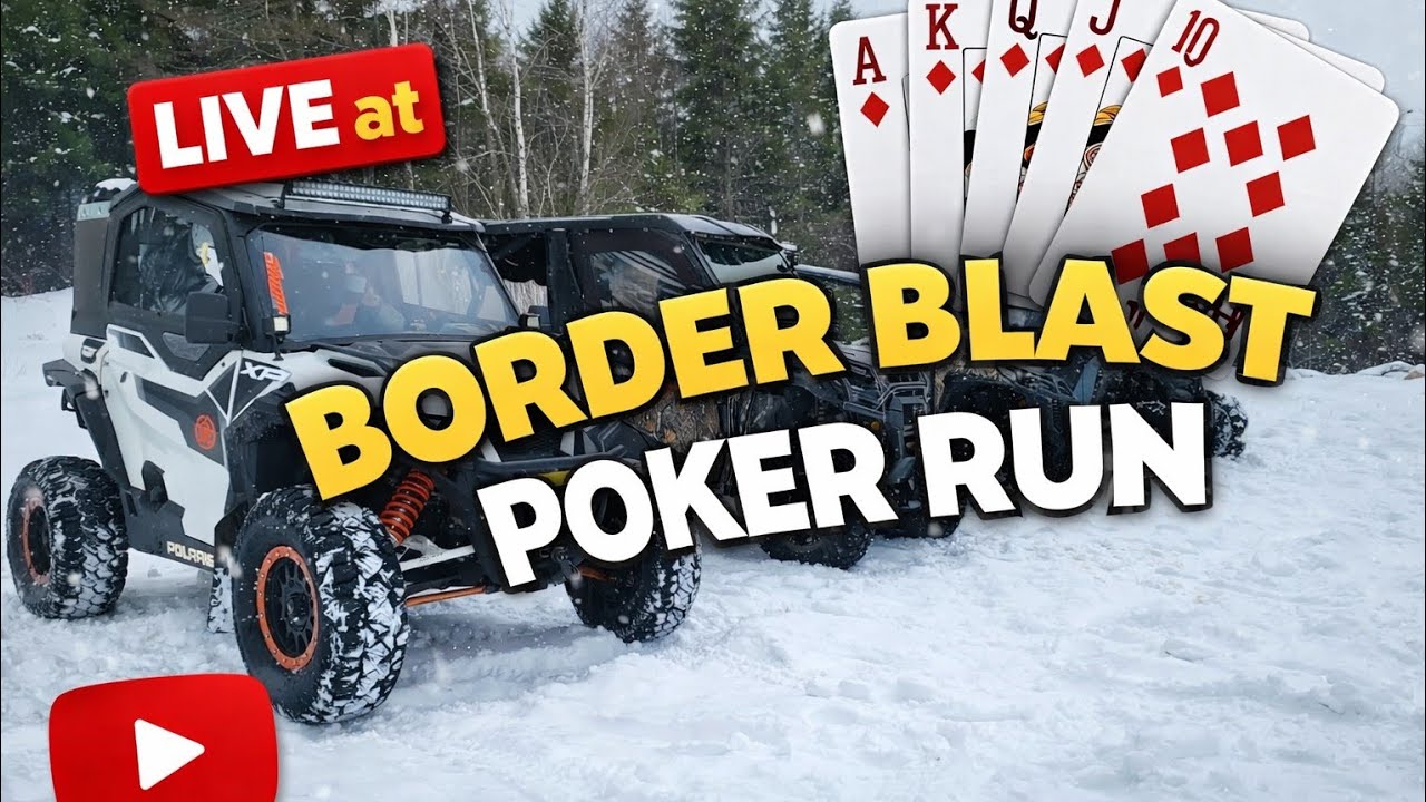 Live at Border Blast ATV UTV Poker Run 5 Club Region New Brunswick Canada February 21 2026