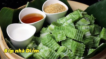 Bánh Đúc Gân - Hai công thức pha bột - Không nước vôi, tro tàu - Bánh dai, giòn | Bếp Nhà Diễm |