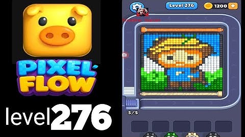 Pixel Flow level 276 Walkthrough Solution