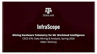InfraScope - CSCE 676 Spring 2026 Final Project Pitch Wealth