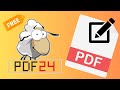 طريقة التعديل على ملف Pdf باستخدام Pdf 24 