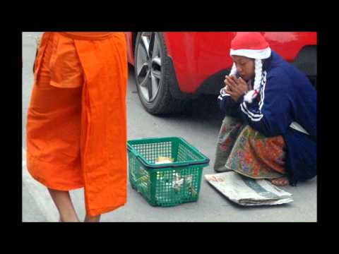 Monks on parade