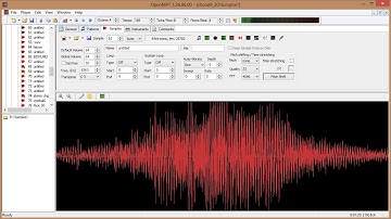 "Helicopter Crash" in OpenMPT demo