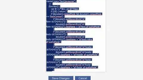 Adding Aweber forms to facebook pages