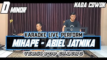 Mihape karaoke (Abiel jatnika) nada cowo Dm versi pop calung