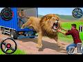 Angry Lion Transport Truck Simulator  Animal cargo Truck | Wild Animal Rescue Mission Gameplay