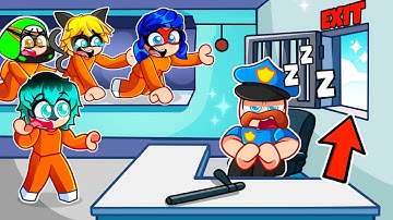 ESCAPING PRISON In Roblox Build Your Escape!