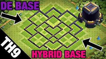 Insane TH9 Dark Elixir Farming Base | Clash Of Clans