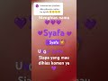 Hias nama Syafa cekk💜