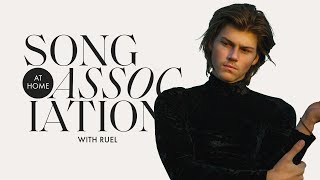 Ruel Sings Drake, One Direction, and "say it over" in a Game of Song Association | ELLE