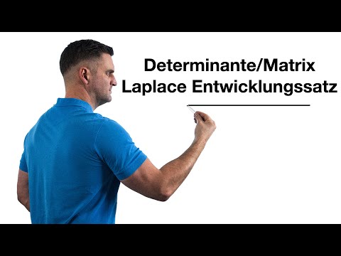 Calculating the determinant of a matrix using Laplace's expansion theorem | Math by Daniel Jung