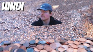 I Put Millions Of Pennies In My Friends Backyard😯 | Mr Beast Hindi