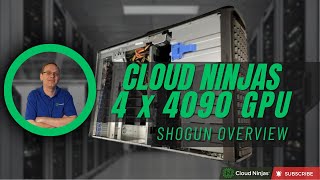 Cloud Ninjas 4 x 4090 GPUs | AMD Threadripper | DDR4 RAM | NVMe SSD