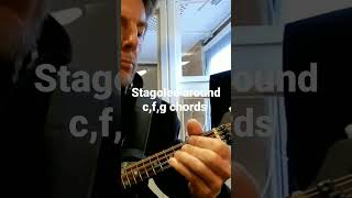 Stagolee Stagger Lee mandolin around c,f,g chords mandolin mandoline chordmelody mandolinchords