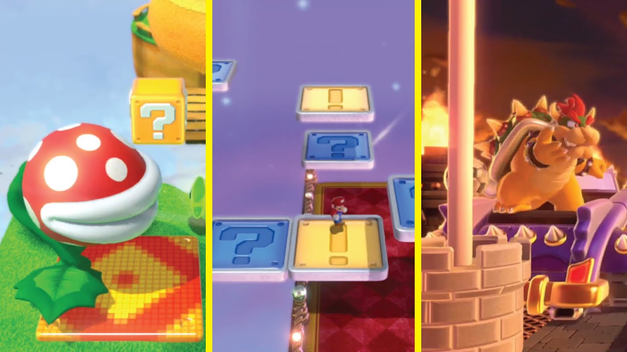 Super Mario 3D World but everything is in a random place [Super Mario 3D  World + Bowser's Fury mod] 