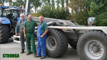 Maize Harvest with Stronga HookLoada & Krone Big X