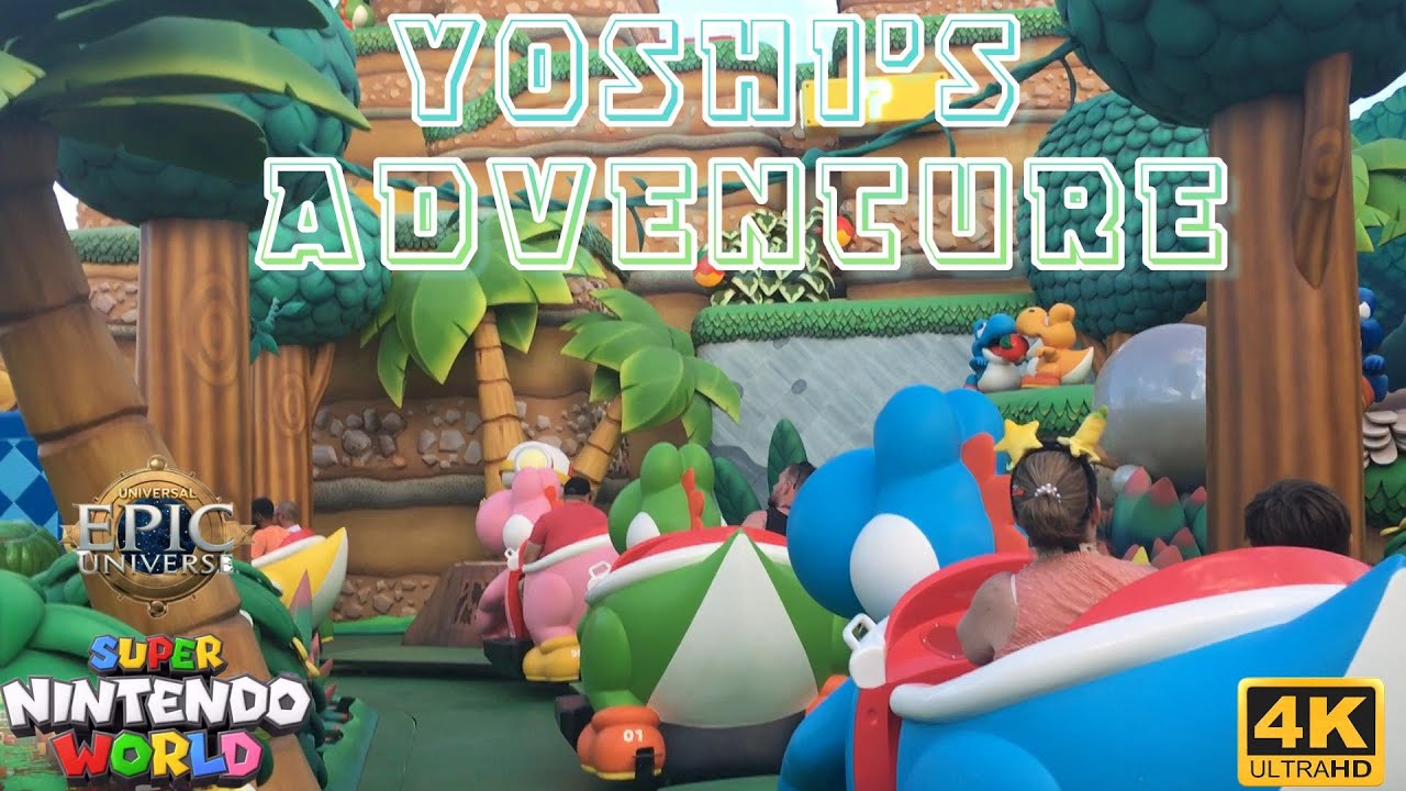 [4K] Yoshi's Adventure at Universal's Epic Universe FULL POV