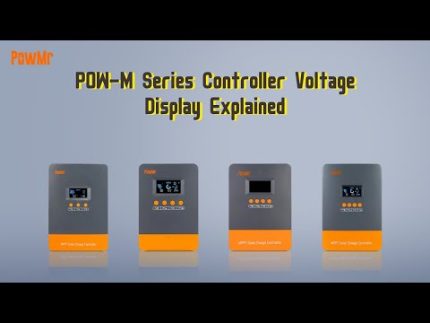 How to Read Voltage Display on POW-M Series Solar Controller?