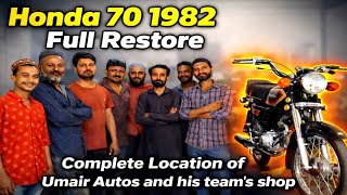 Honda 70 1982 Full Restore | Umair Autos Team Workshop