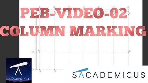 PEB (PRE ENGINEERED BUILDING ) VIDEO-02 - COLUMN POSITION MARKING