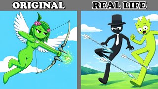 Download Lagu Vineria’s Love Arrow Hits Owackx or Black? 💘 | Incredibox Sprunki Animation | Original vs Plush Toys MP3