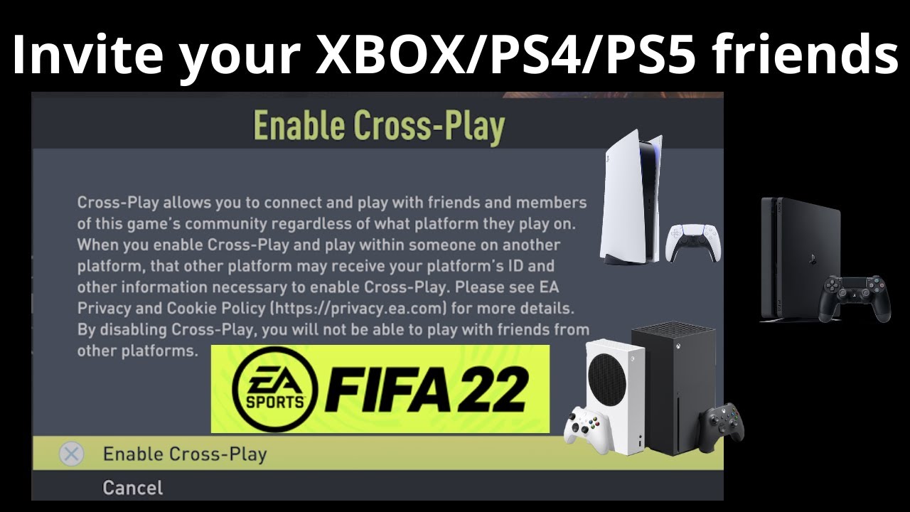 FIFA 22 - Como convidar amigos para PlayStation/Xbox - VidaBytes