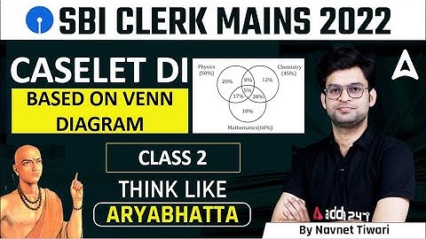 SBI Clerk Mains 2022 CASELET DI BASED ON VENN DIAGRAM  DI Think Like Aryabhatta | By Navneet Tiwari