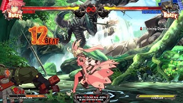 GGXRD-Elphelt Corner combo from throw