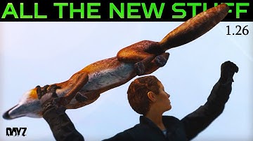 All NEW Stuff in DayZ Update 1.26 | Testing Infected Meat, Heat Changes & Fishing