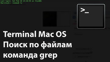 Команда grep в Terminal Mac OS