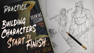 Practice Drawing Characters From Start To Finish | Demo  Anatomy  Loomis  Comics  Manga