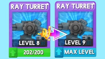 Clone Armies Battle Game - Ray Turret ( Upgrade Max Level )