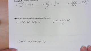 MATH 1030 Section 5 5 Dividing Polynomials