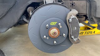 NASCAR Brakes On An Acura TL? Duralast Performance GT Rotors. 2004 3rd Gen