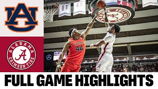 #4 Auburn vs #24 Alabama Highlights | 2022 College Basketball Highlights