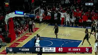 Let’s go Huskies Chant + Loud Crowd Reaction (UConn at St. John’s 2/13)
