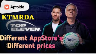 TOP ELEVEN Manager- different app stores, different prices screenshot 2