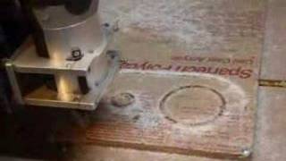 Joe's CNC Router Hybrid 4x4 - Cutting Cast Acrylic