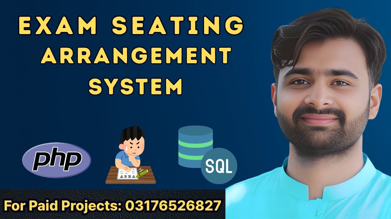 Exam Seating Arrangement System Using PHP | Exam Hall Management System