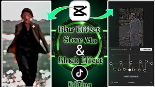 TikTok Trending Diamond blur Slow mo & Black Effect Video Editing in Capcut🔥 App✨