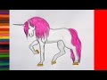 How to draw a Unicorn, Как нарисовать Единорога, рисунки