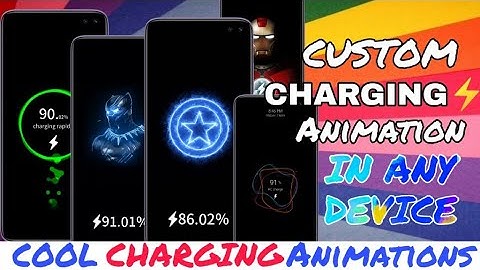 how to change charging animation in any smartphone - miui 12 & realme ui | custom charging animation