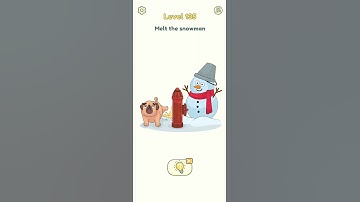 Dop 2 delete one part level 135 Melt the snowman #shortfeed #youtubeshorts #dop2