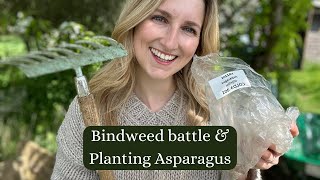 Saying Bye to the Bindweed & April Planting Update | Dora's Allotment | Vlog #2 🌻