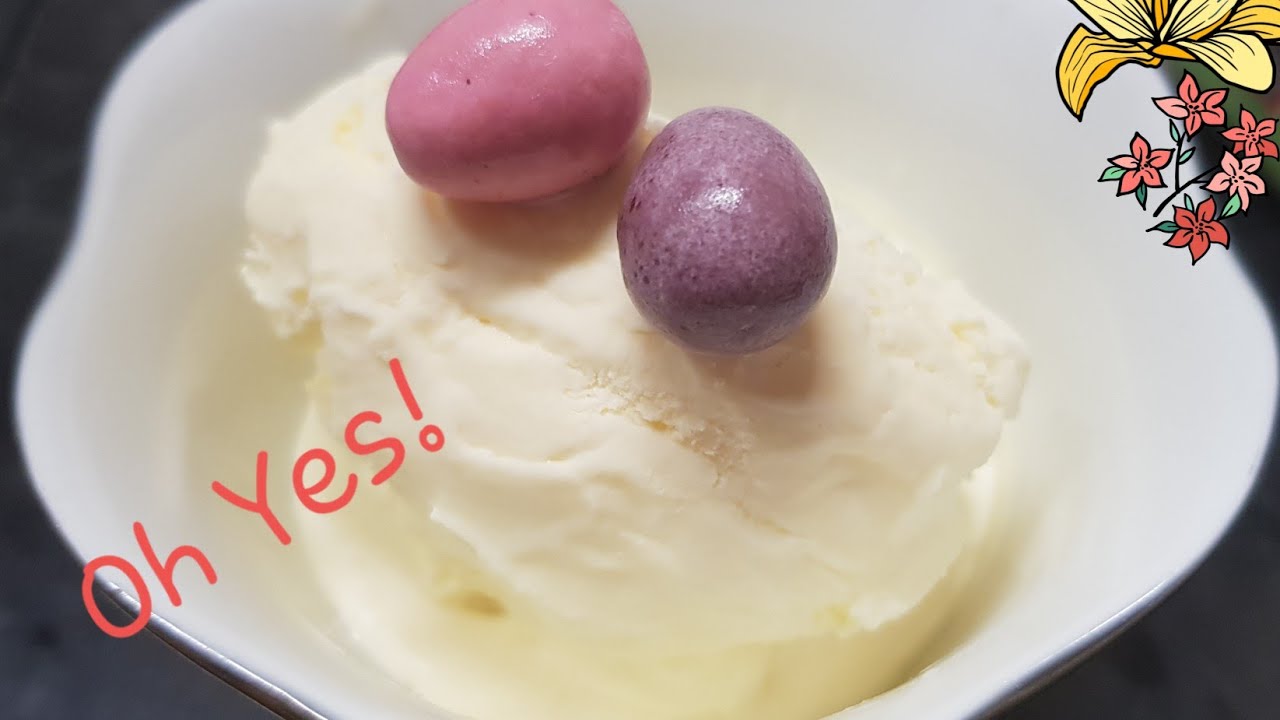 Vanilla ice Cream Recipe Only 3 ingredients No eggs No Churn Ice