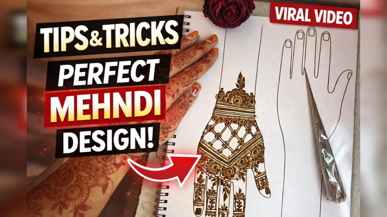 Tips & Tricks for Perfect Mehndi Design!