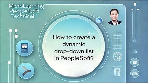 How to create a dynamic drop-down list in PeopleSoft?