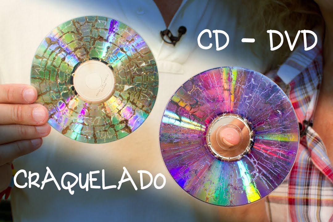 CD o DVD Craquelado para Bisuteria o Decoracion