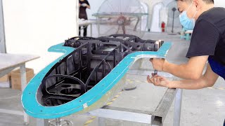 How to Build a Carbon Fiber PlaneProcess of VTOL FixedWing Drone Construction