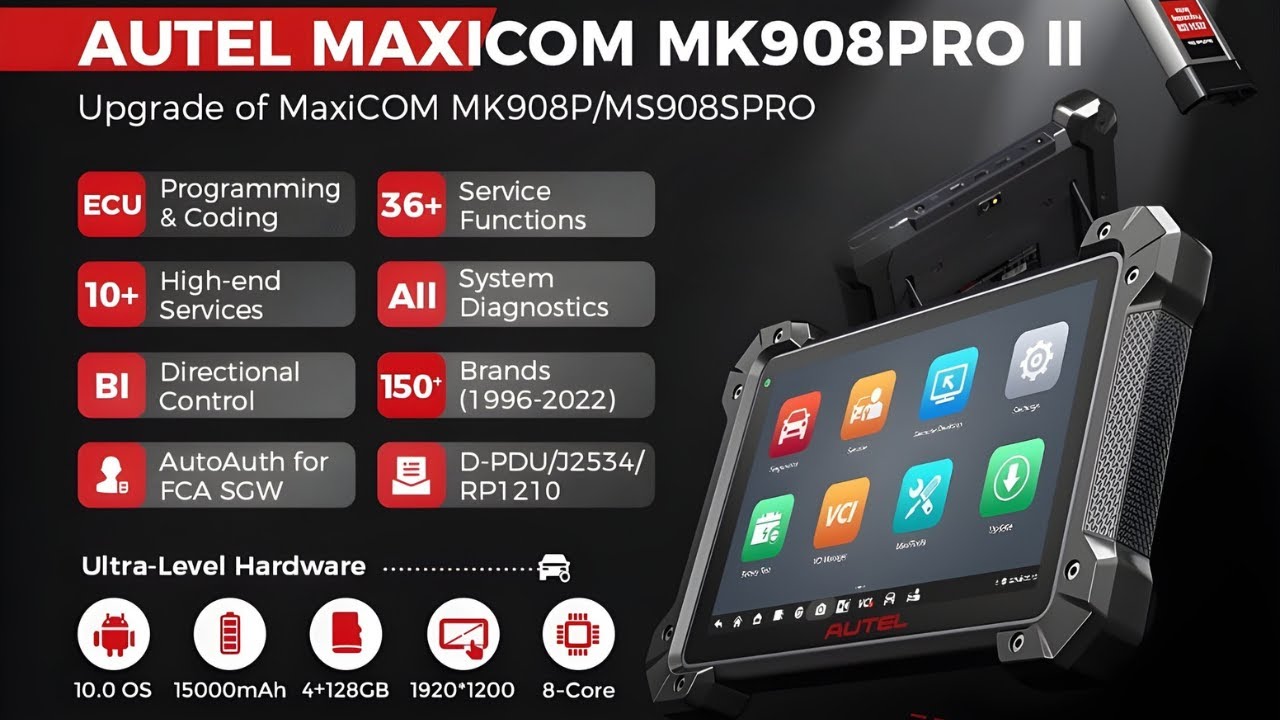 Autel MaxiCOM MK908 Pro Review – Is This the Best Professional